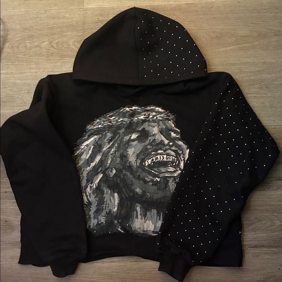 Black Streetwear Fashion Hoodie